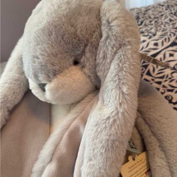 Bunnies by the Bay gray ‘Sweet Nibble’ Bunny plush NWT - Picture 14 of 15